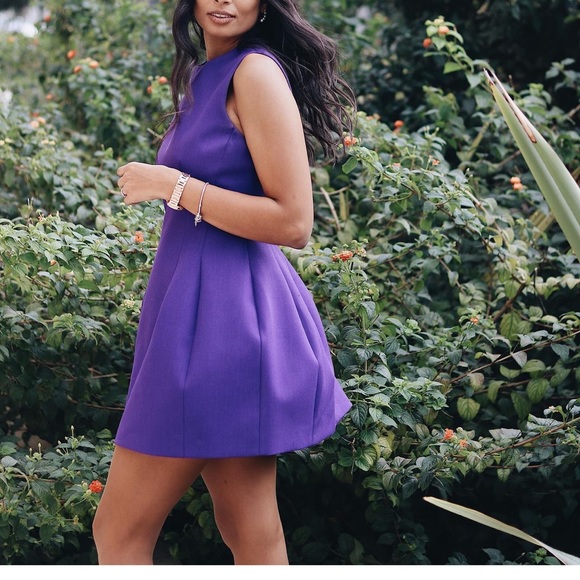 Zara purple dress , went viral 
worn only once - Picture 2 of 3